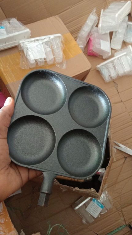 four holes frying pan